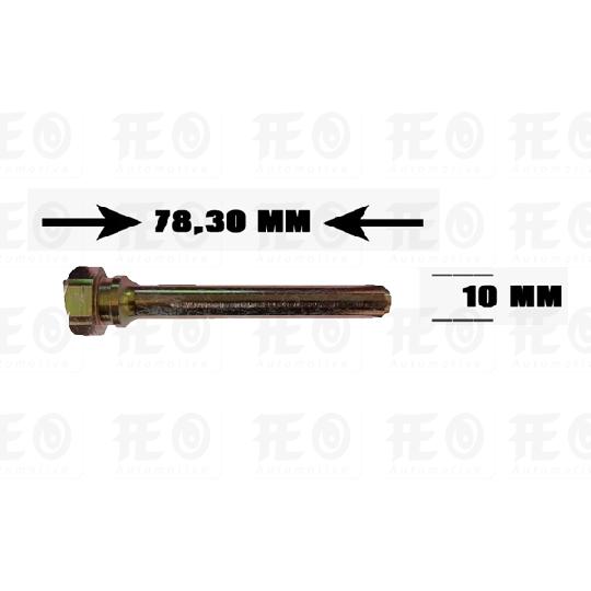 UZUNLUK : 78,30 MM ÇAP : 10 MM KALİPER PİM